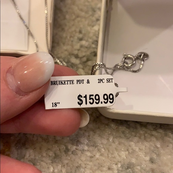 🆕 Sterling Silver Bridal/Prom Set - Picture 2 of 5